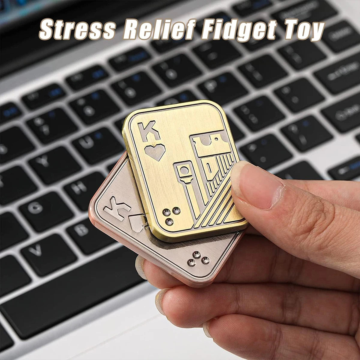 Micro Creative Fingertip Gyroscope with Sliding Cover and Diverse Shapes - EDC Stress-Relieving Desktop Toy for Office Use