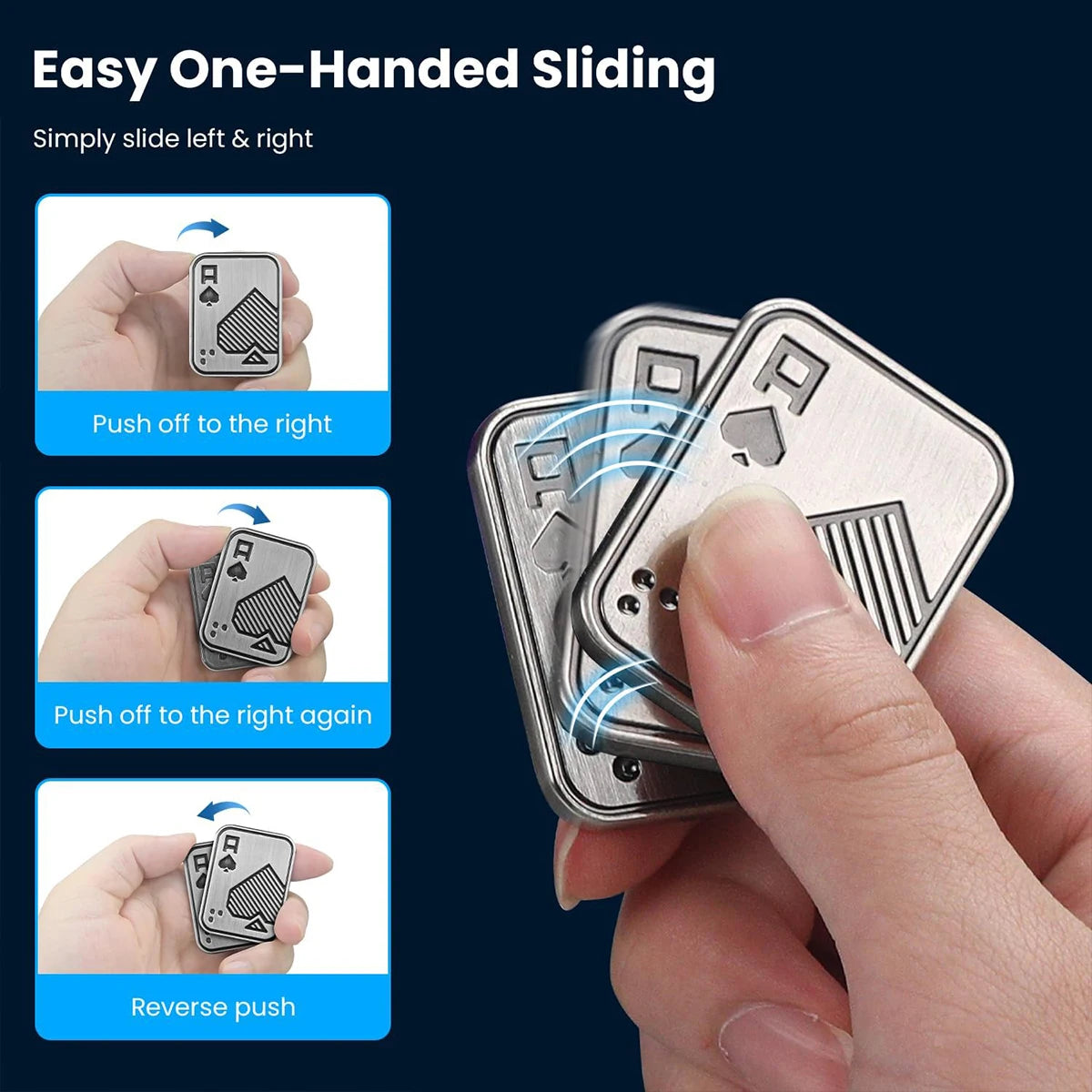 Micro Creative Fingertip Gyroscope with Sliding Cover and Diverse Shapes - EDC Stress-Relieving Desktop Toy for Office Use