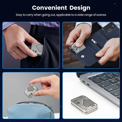Micro Creative Fingertip Gyroscope with Sliding Cover and Diverse Shapes - EDC Stress-Relieving Desktop Toy for Office Use